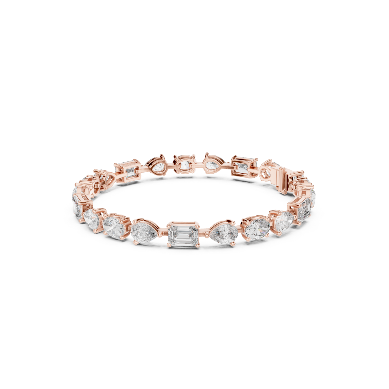  Rose Gold Celestial Brilliance Quintessential Cuff Left View