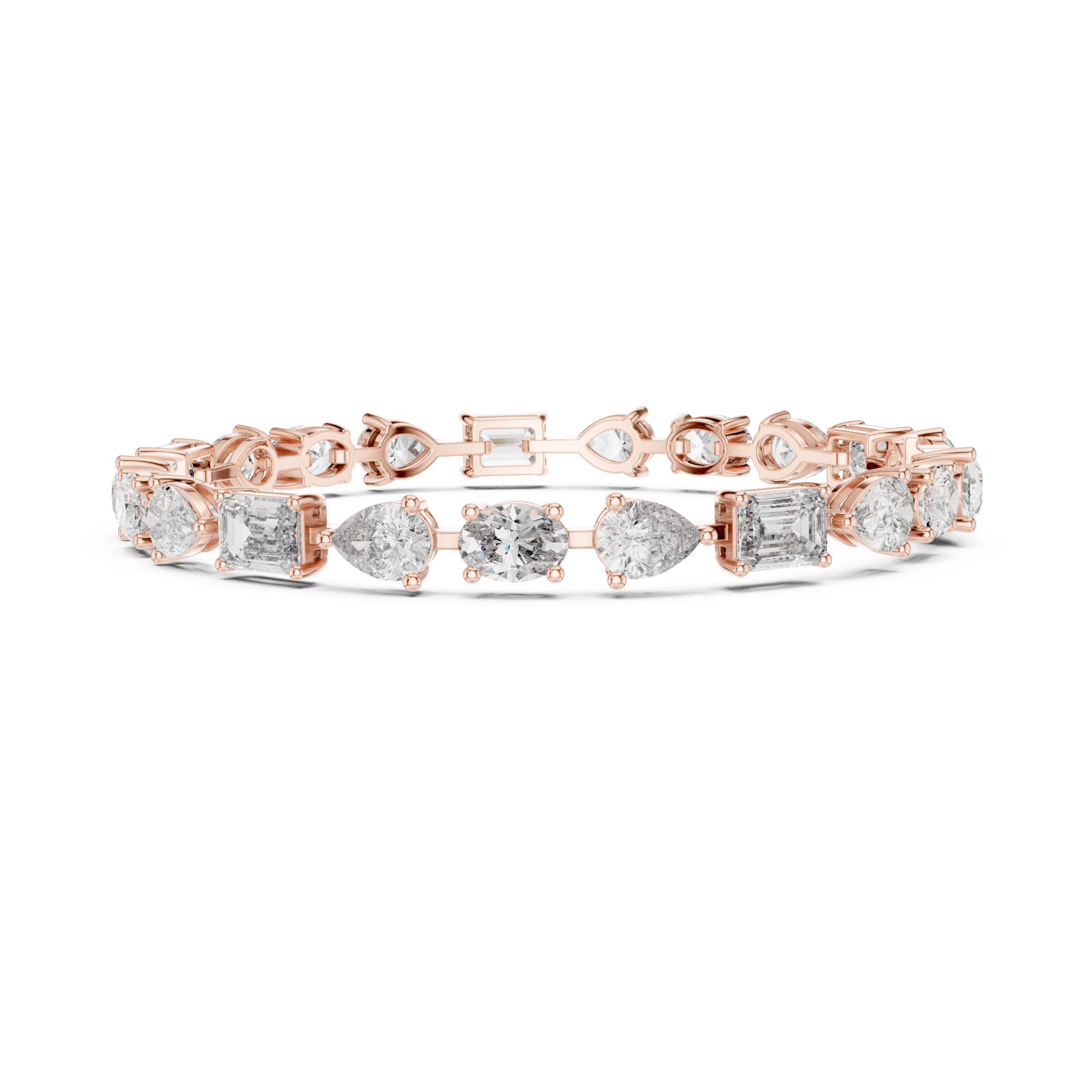  Rose Gold Celestial Brilliance Quintessential Cuff Side View