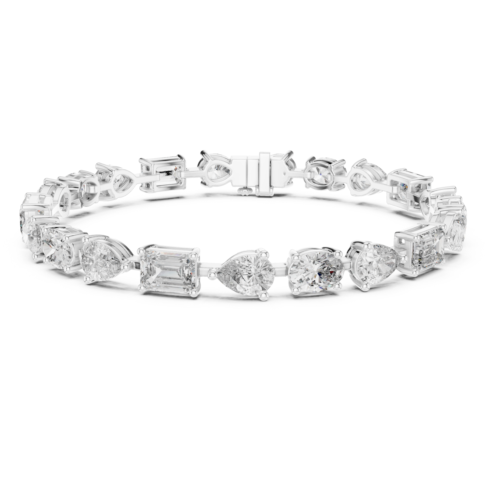  White Gold Celestial Brilliance Quintessential Cuff Right View