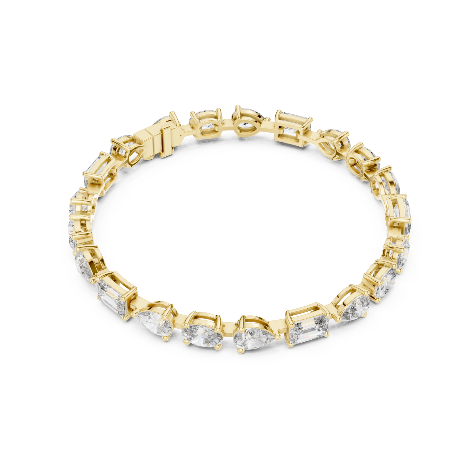  Gold Celestial Brilliance Quintessential Cuff Front View