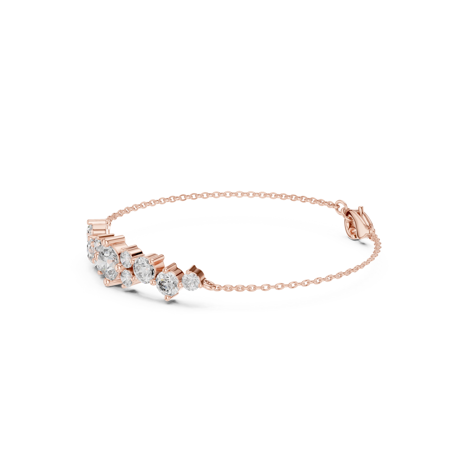 Rose Gold Enchanting Whisper Light Bracelet Left View