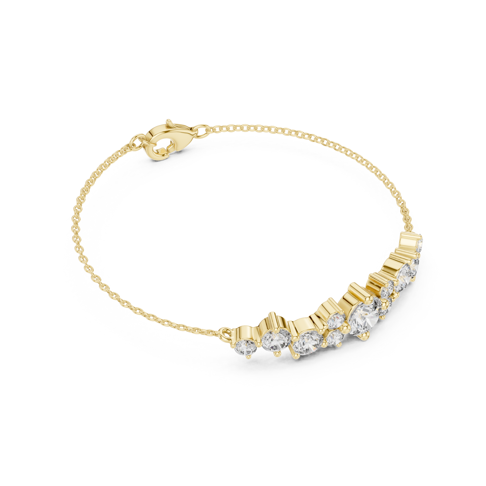  Gold Enchanting Whisper Light Bracelet Front View