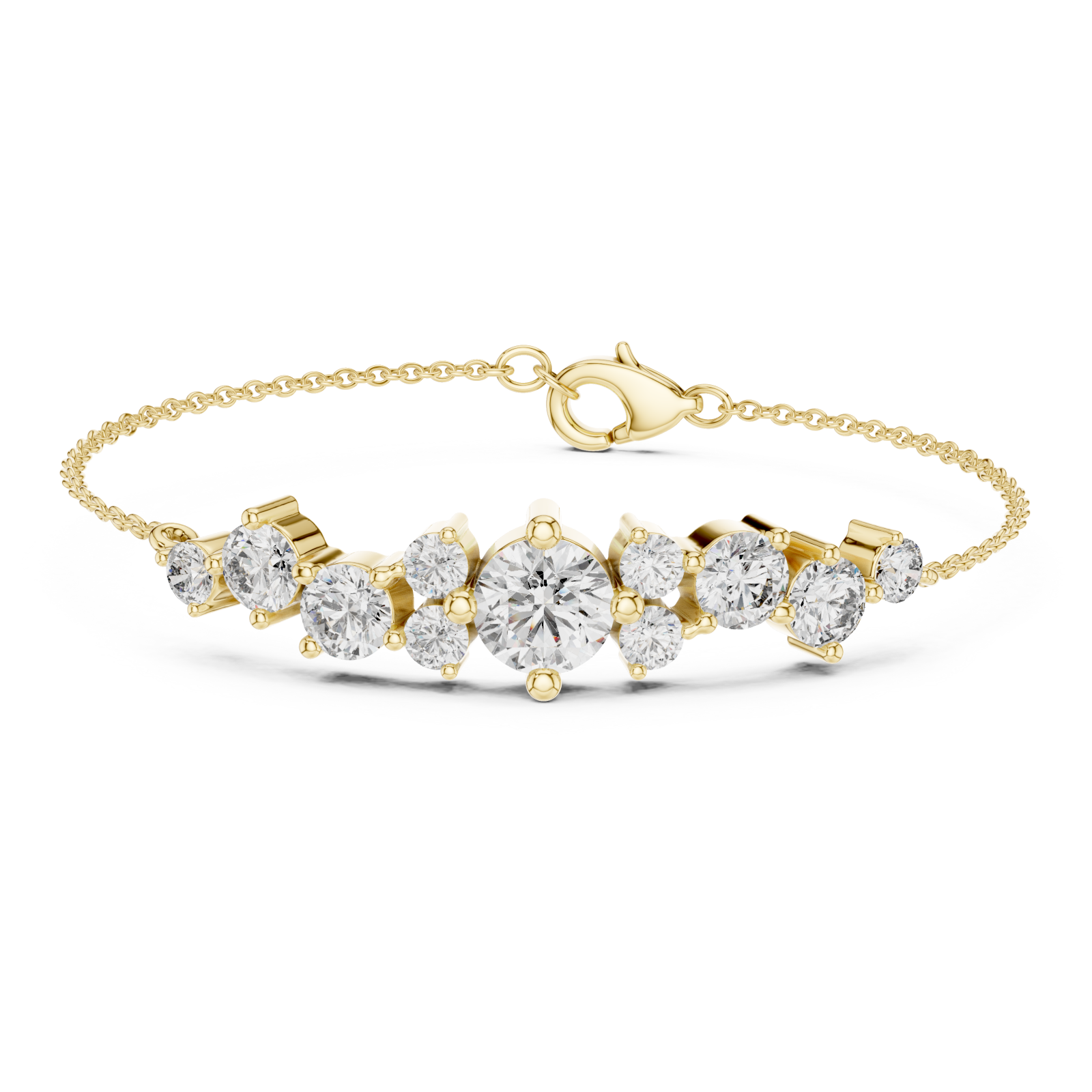 Gold Enchanting Whisper Light Bracelet Right View