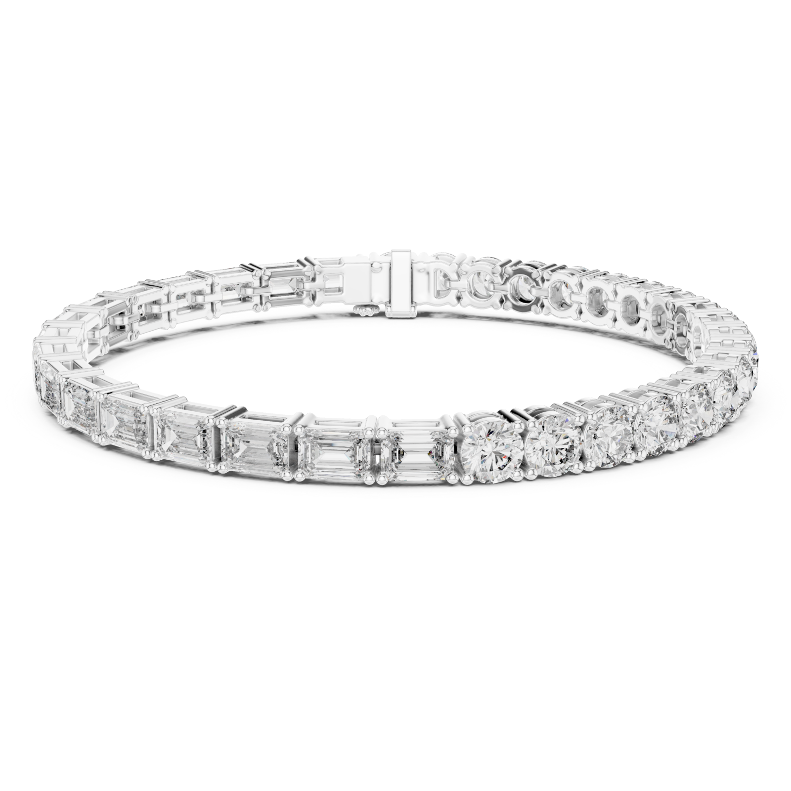  White Gold Twilight Enchantment Flex Bracelet Right View
