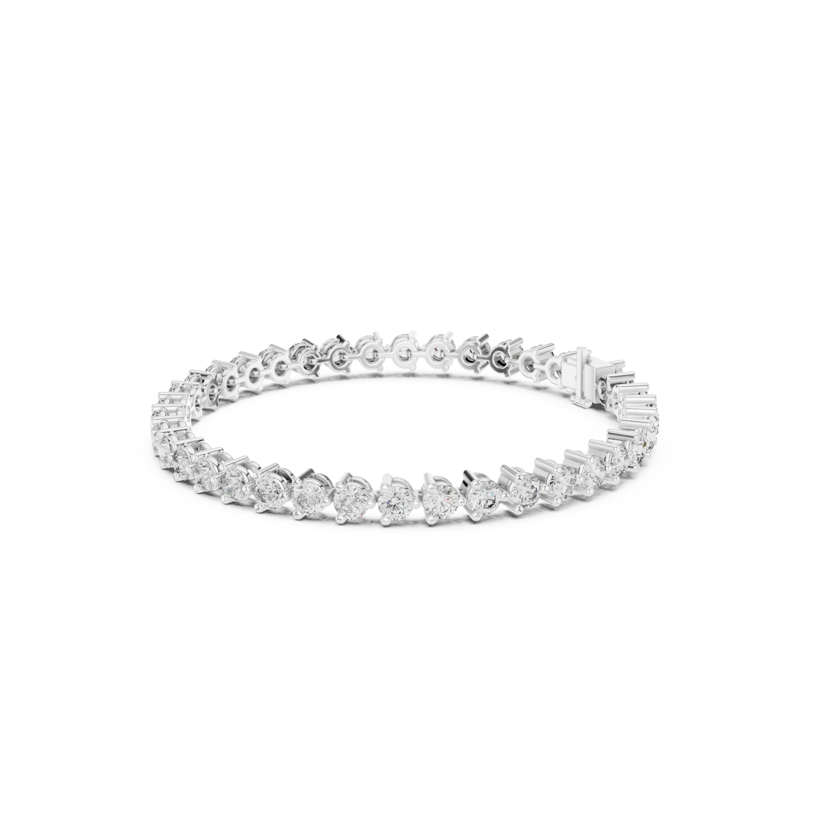  White Gold Midnight Radiance Bracelet Left View