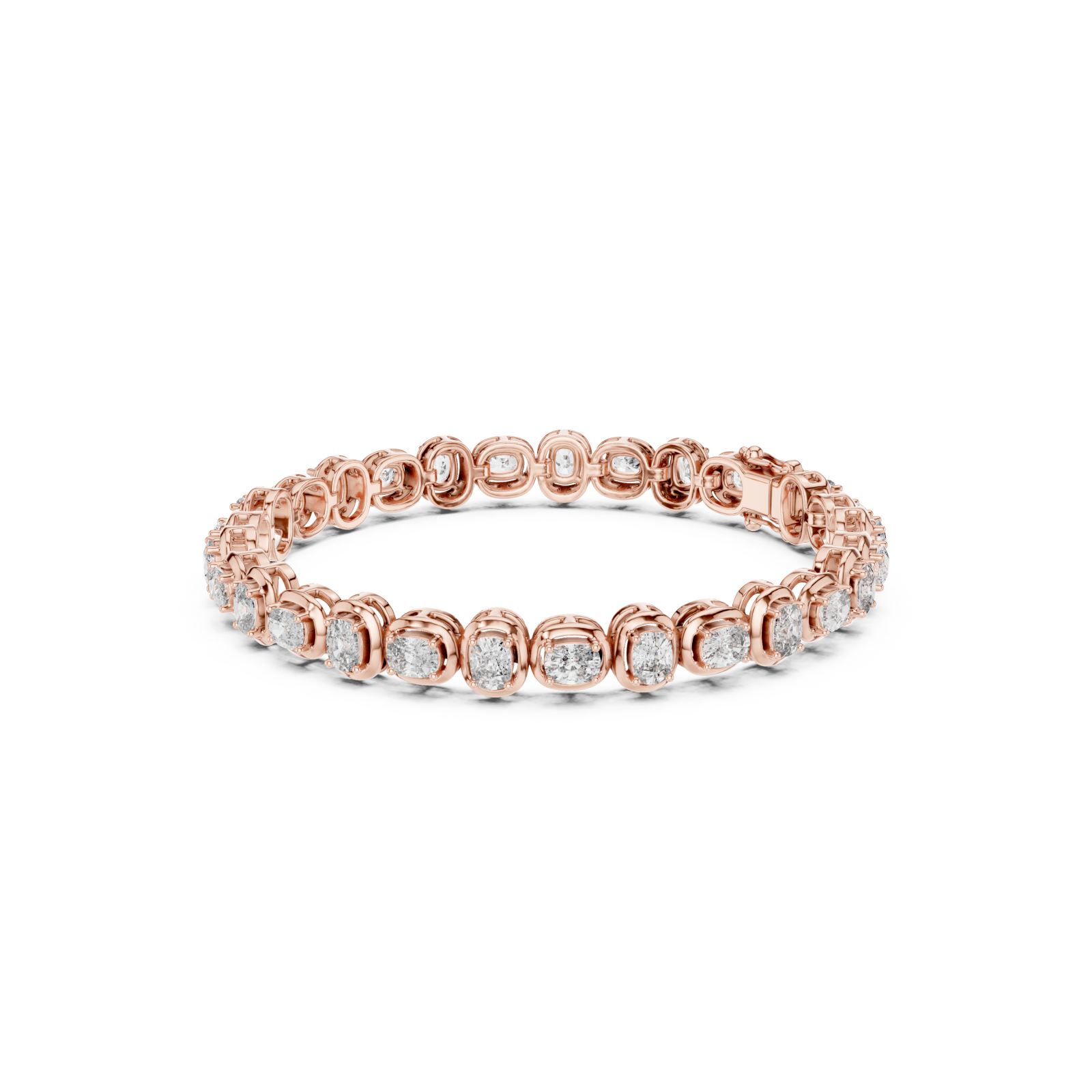  Rose Gold Celestial Oval Harmony Luxe Bracelet Left View