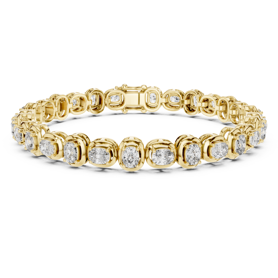 Gold Celestial Oval Harmony Luxe Bracelet Right View