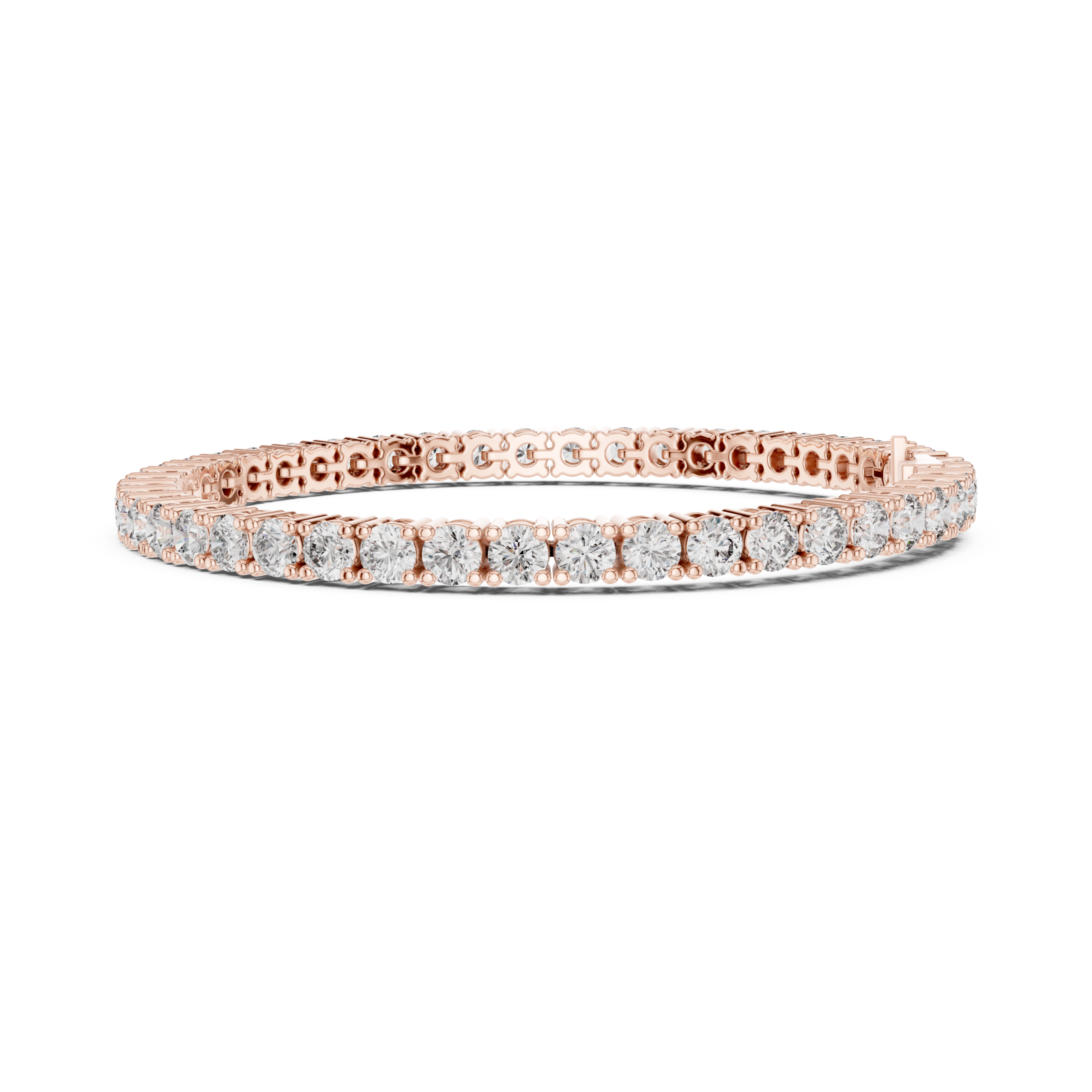  Rose Gold Vivid Grace Classic Luster Ensemble Bracelet Side View