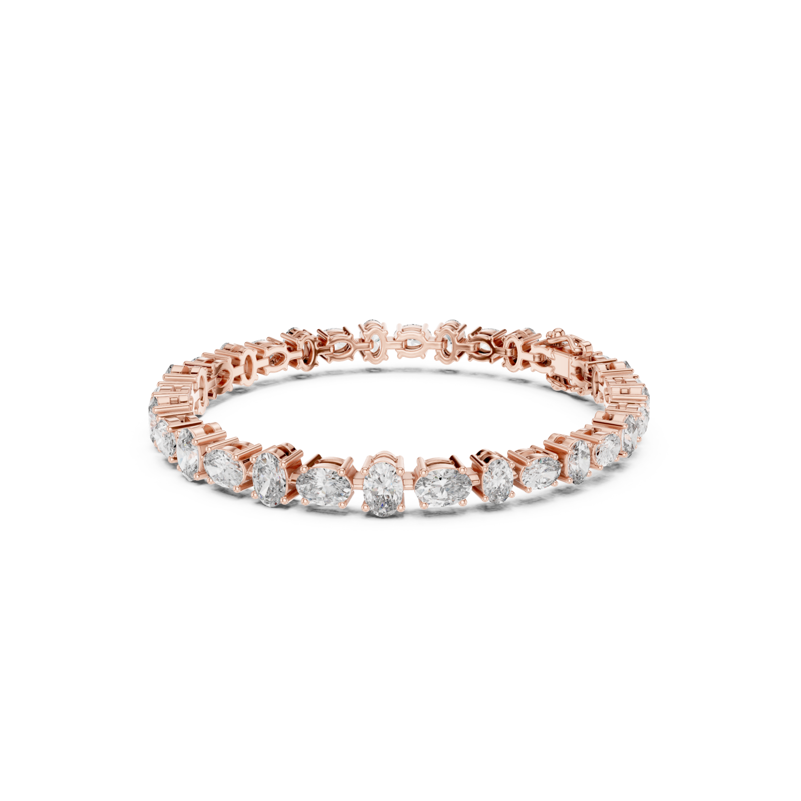  Rose Gold Radiant Elegance Bracelet Left View