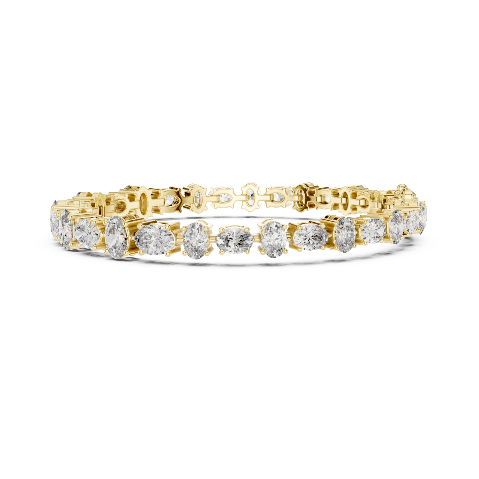  Gold Radiant Elegance Bracelet Side View