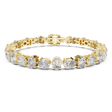 Gold Radiant Elegance Bracelet Right View