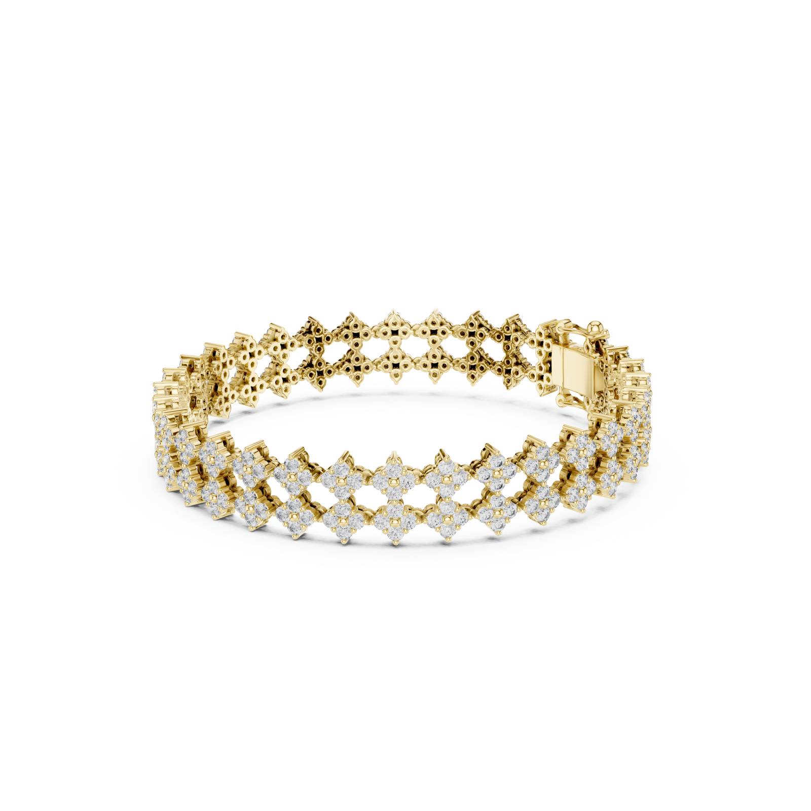  Gold Celeste Lattice Cuff Left View