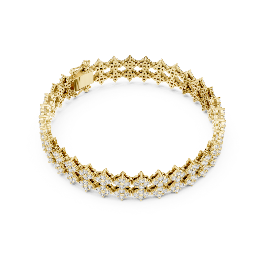 Gold Celeste Lattice Cuff Right View