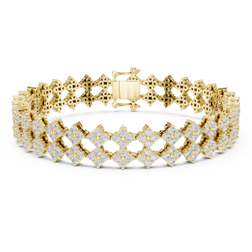 Gold Celeste Lattice Cuff Right View