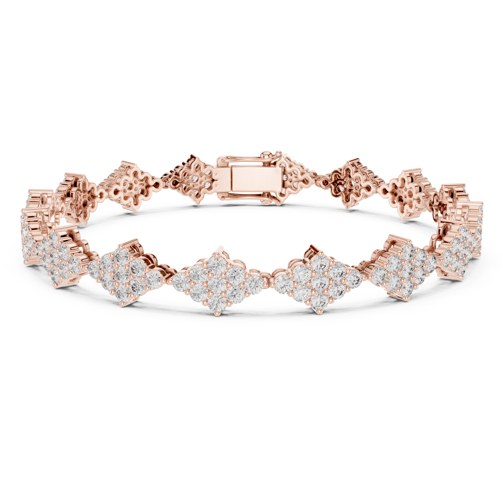  Rose Gold Celestial Blossom Harmony Flexi Bracelet Right View