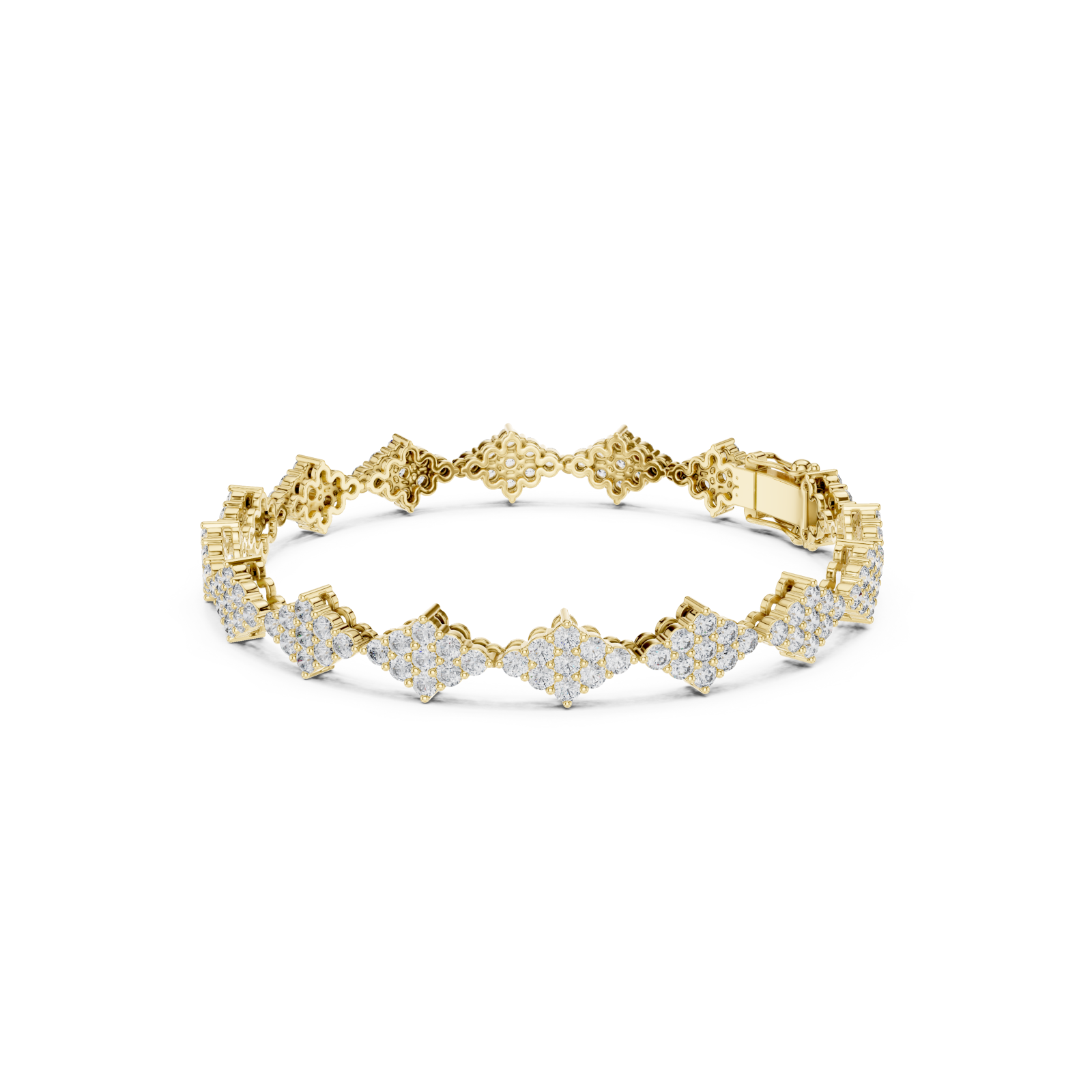  Gold Celestial Blossom Harmony Flexi Bracelet Left View
