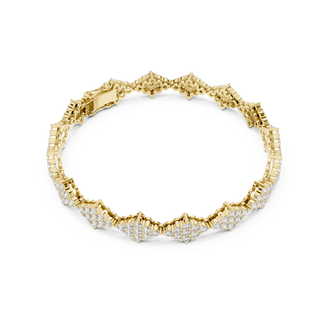 Gold Celestial Blossom Harmony Flexi Bracelet Right View