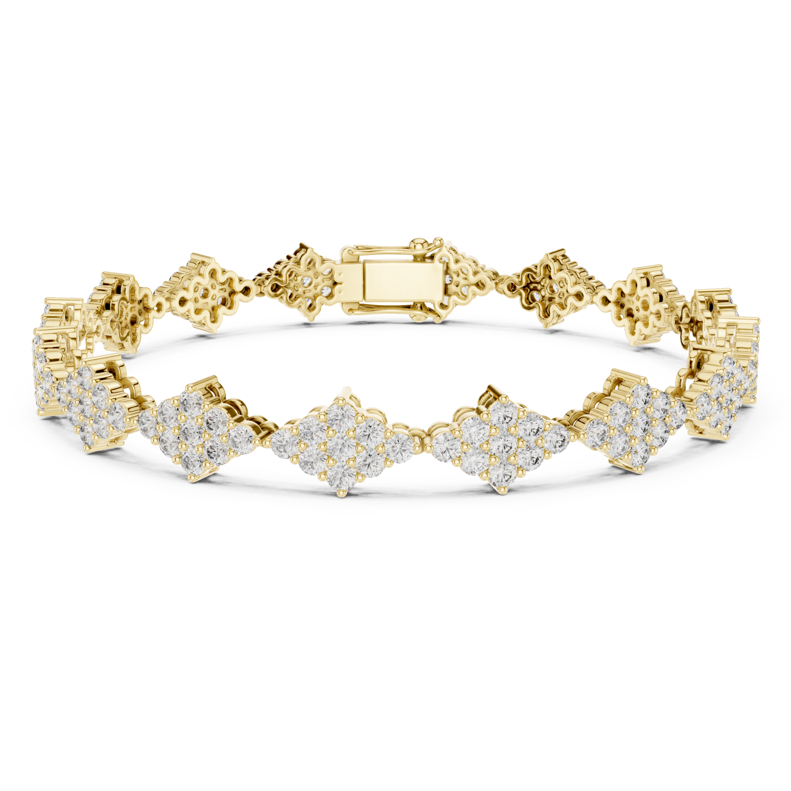 Gold Celestial Blossom Harmony Flexi Bracelet Right View