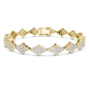 Gold Celestial Blossom Harmony Flexi Bracelet Right View