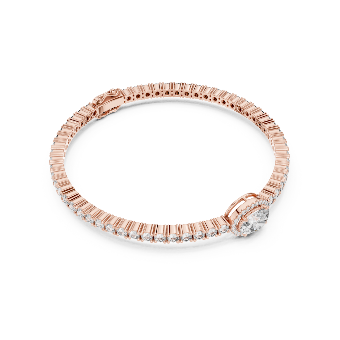  Rose Gold Opulent Whisper Radiance Signature Flex Bracelet Right View