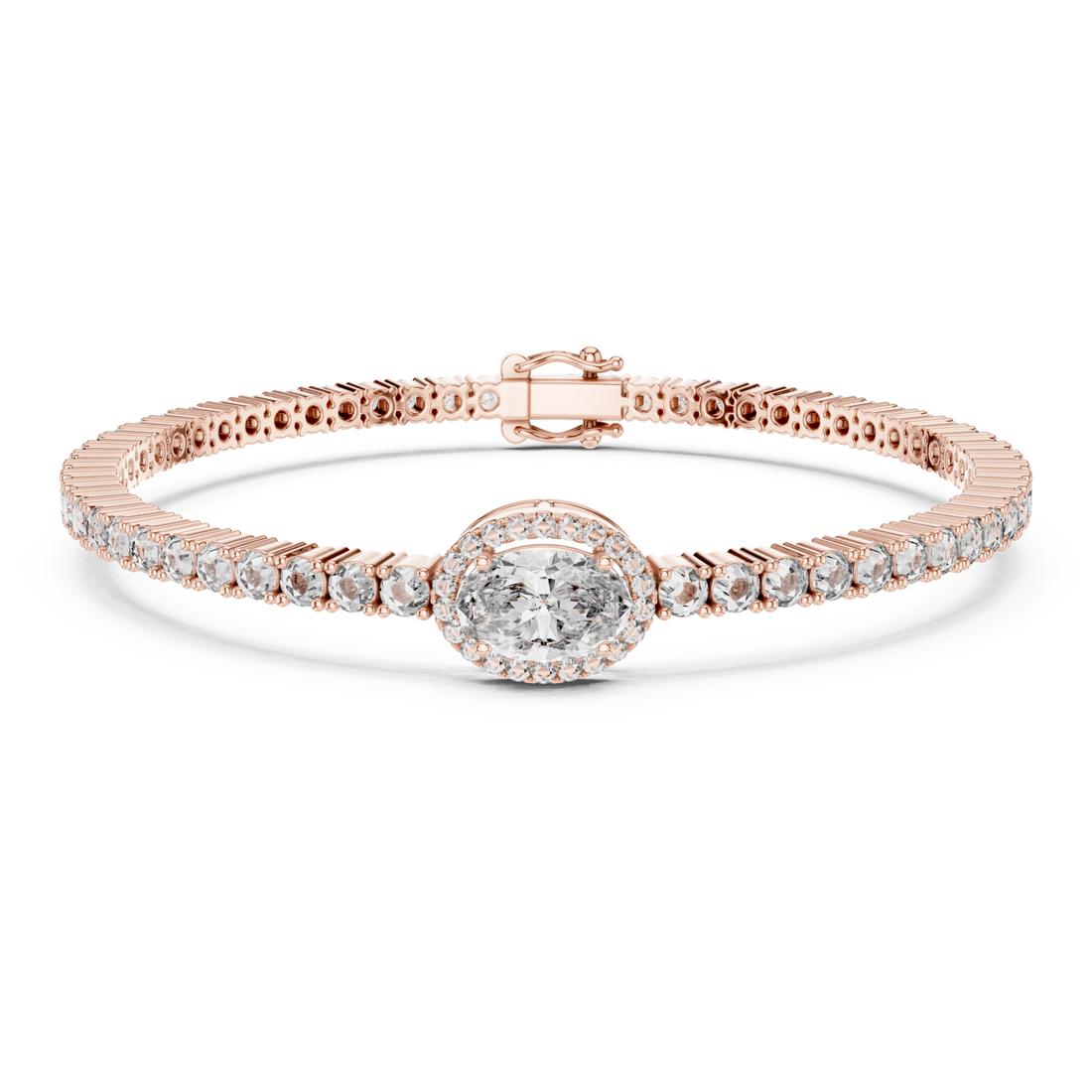  Rose Gold Opulent Whisper Radiance Signature Flex Bracelet Right View