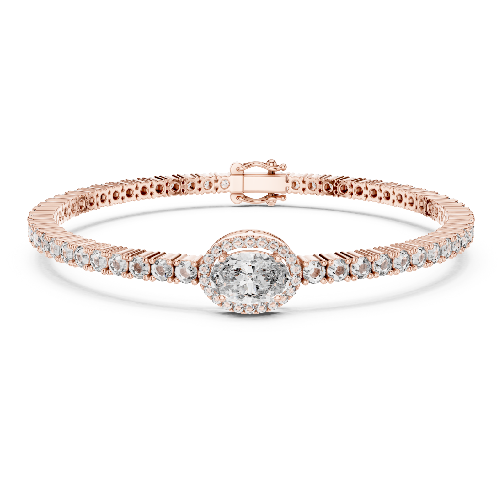  Rose Gold Opulent Whisper Radiance Signature Flex Bracelet Right View