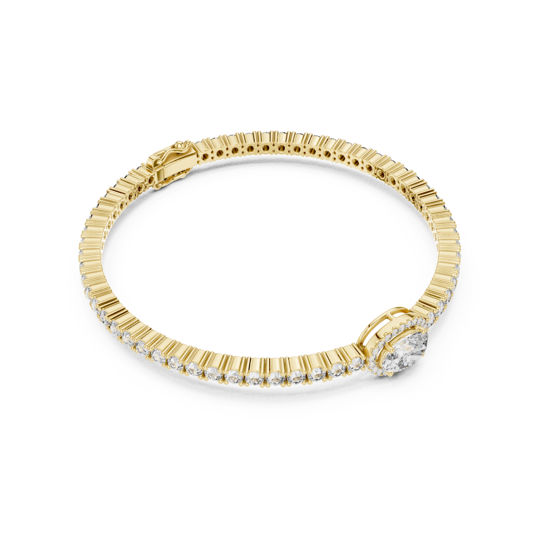 Gold Opulent Whisper Radiance Signature Flex Bracelet Right View