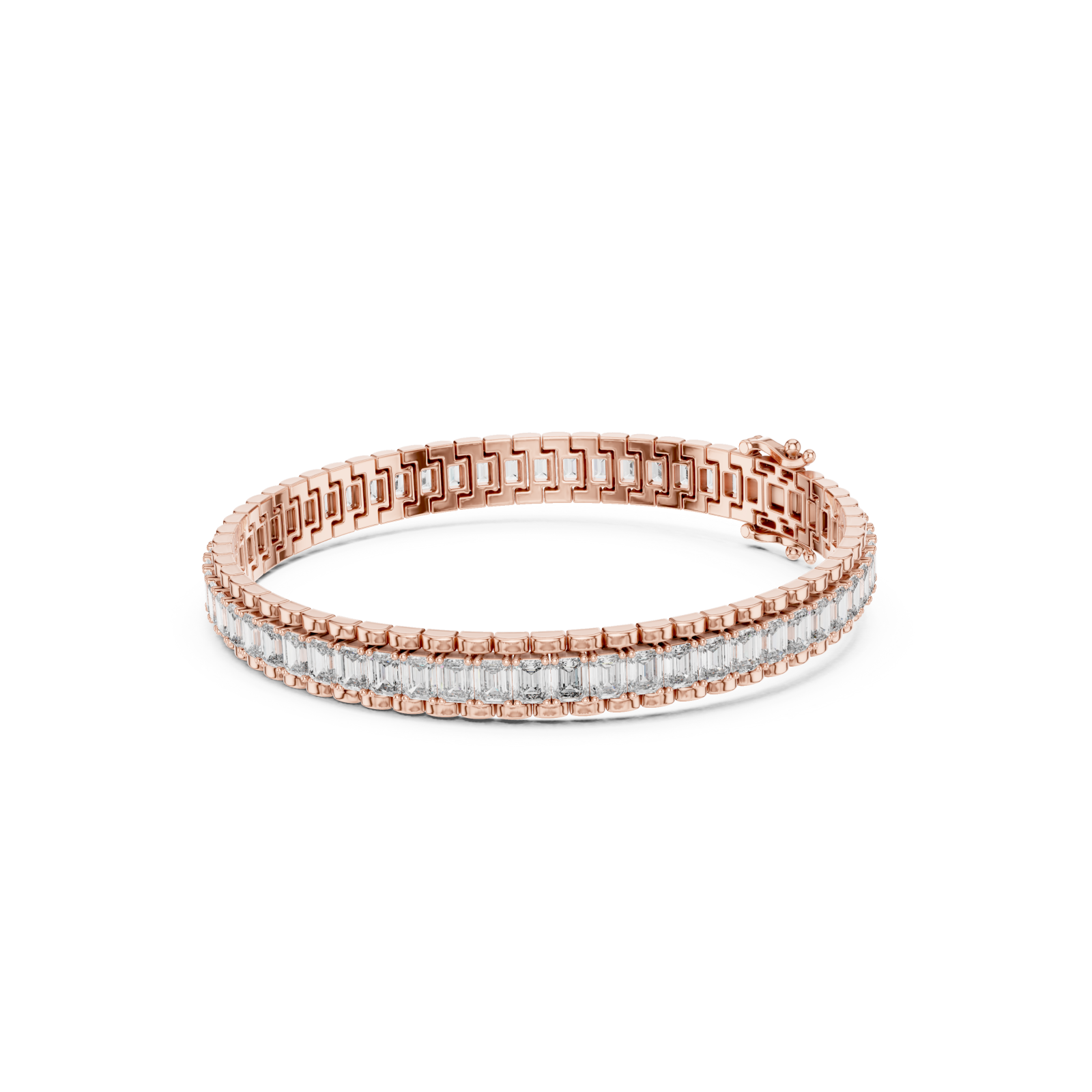  Rose Gold Opal Lace Signature Bracelet Left View