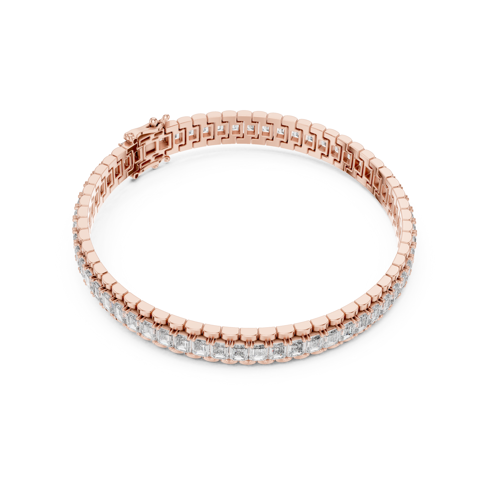  Rose Gold Opal Lace Signature Bracelet Front View