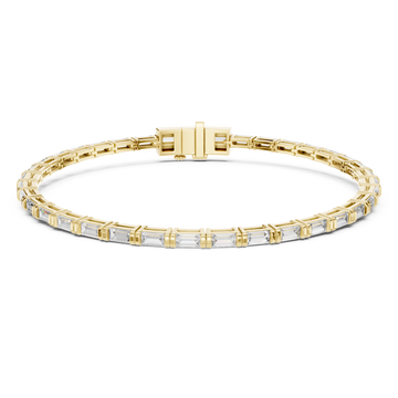 Gold Enchanted Radiant Line Bracelet Right View