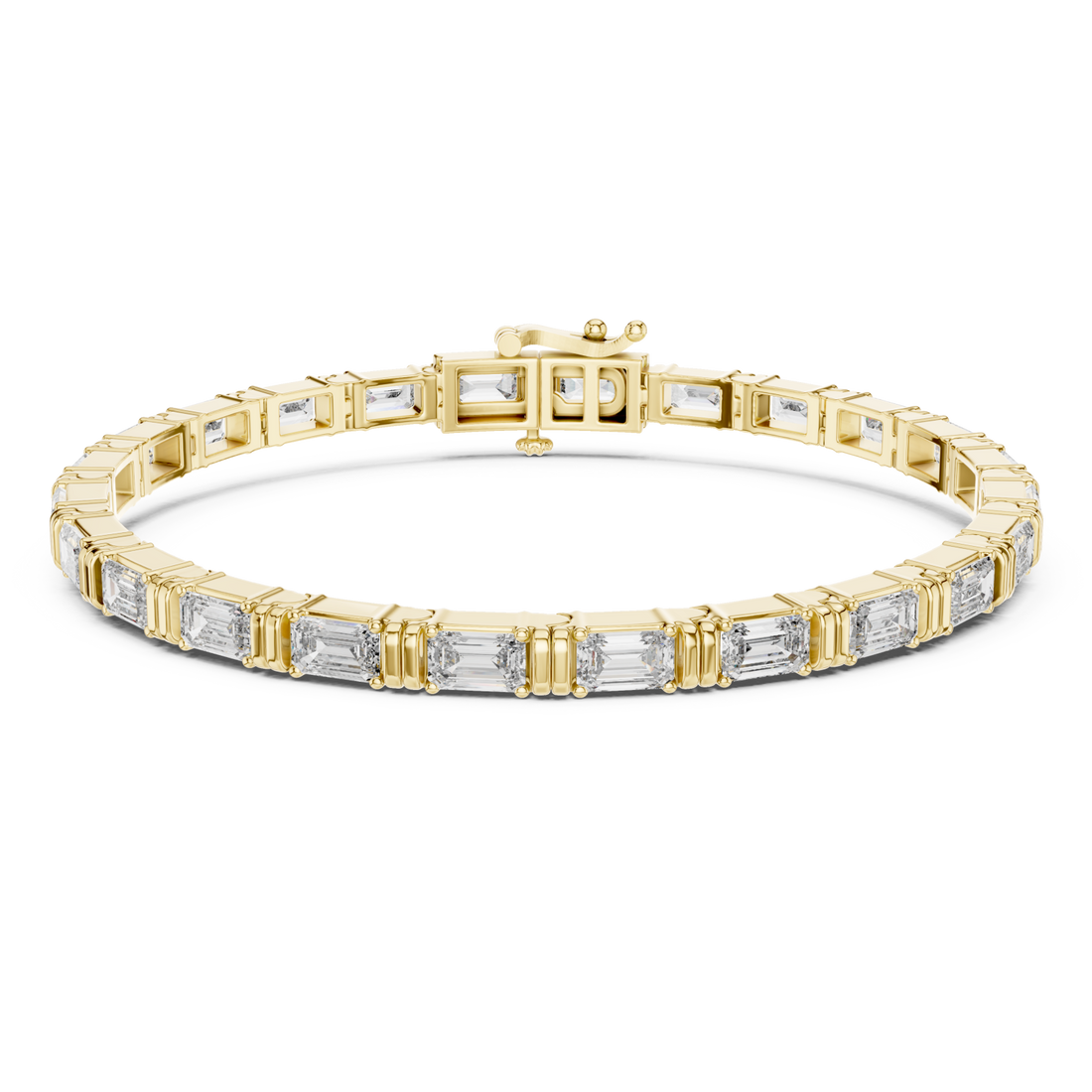 Gold Infinite Elegance Signature Statement Link Bracelet Right View