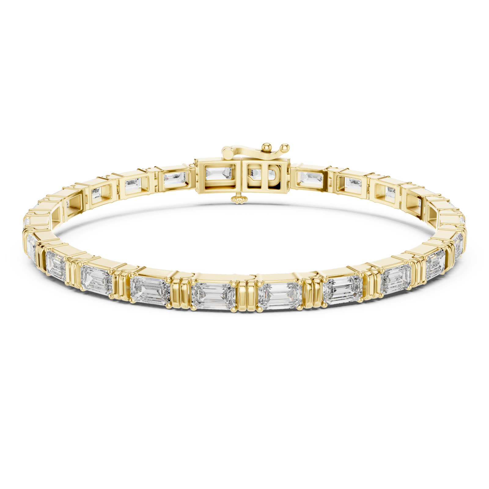 Gold Infinite Elegance Signature Statement Link Bracelet Right View
