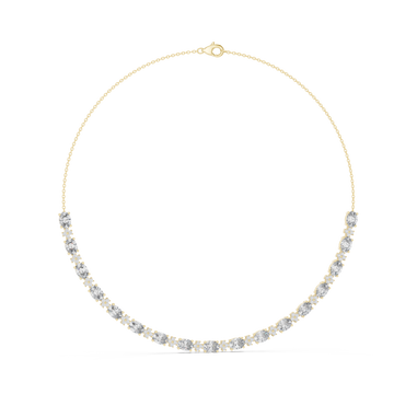  Gold Refined Solstice Glow Collar Necklace Left View