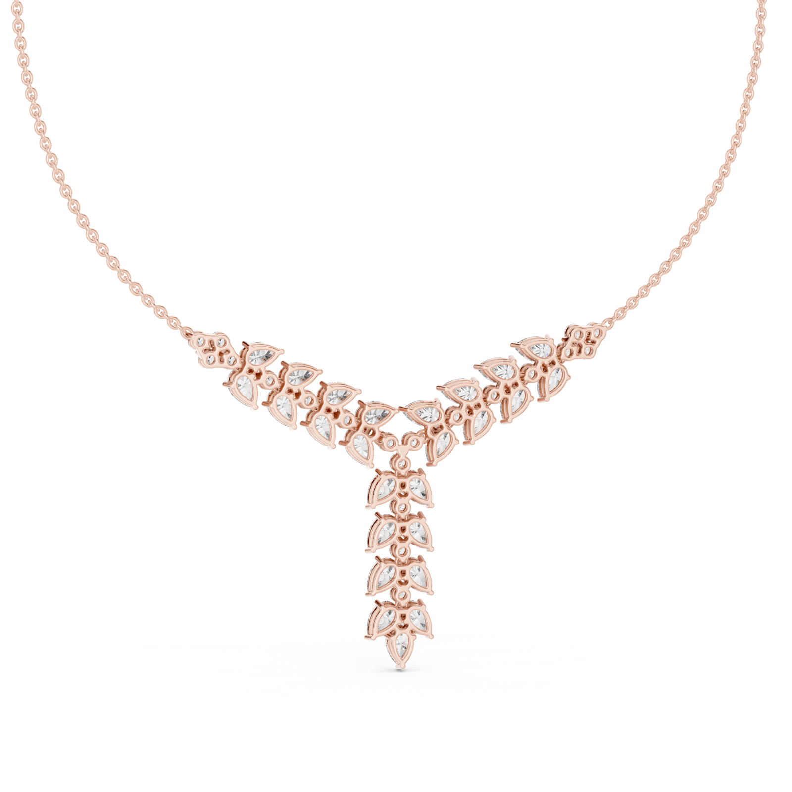  Rose Gold Velvet Blossom Embrace Front View