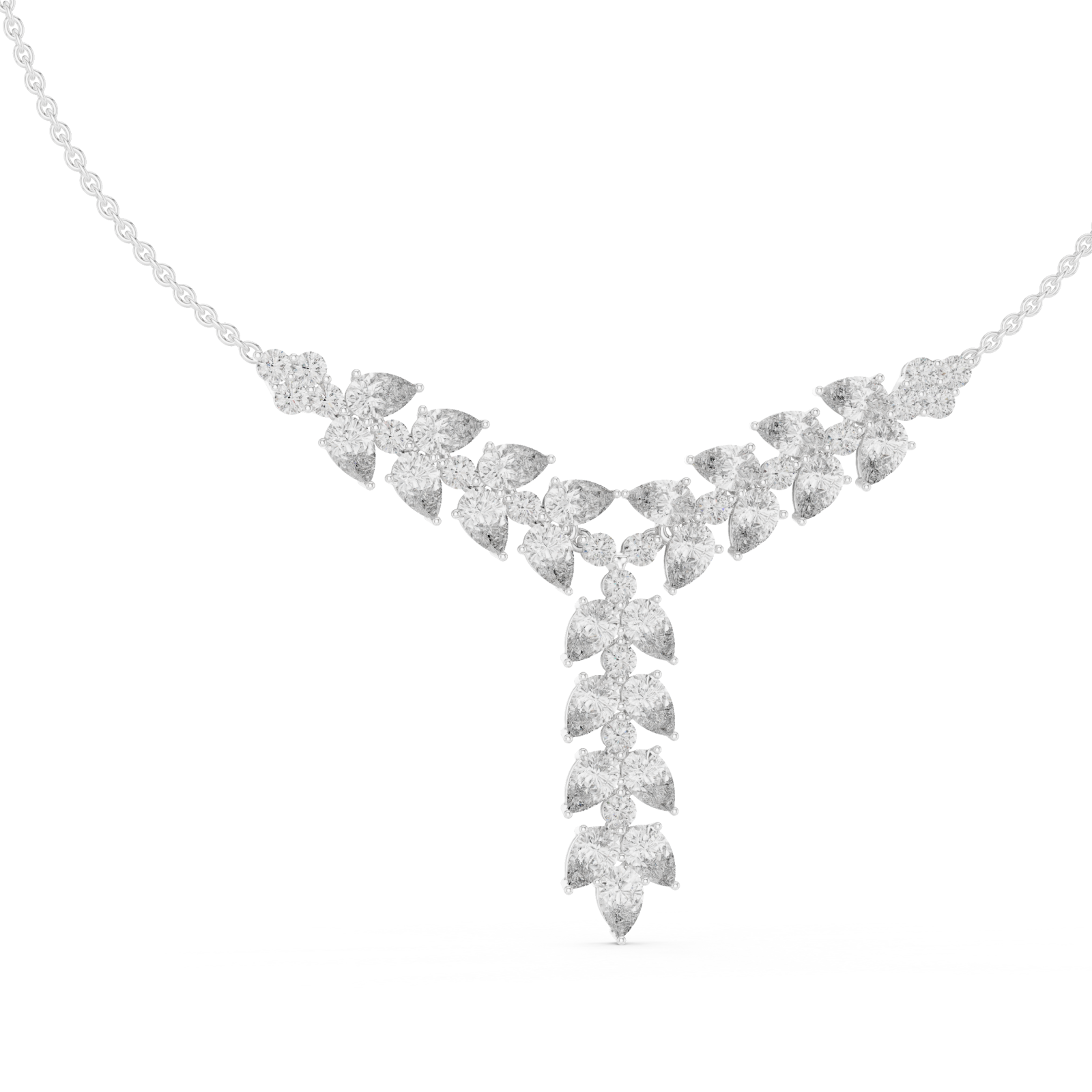  White Gold Velvet Blossom Embrace Left View