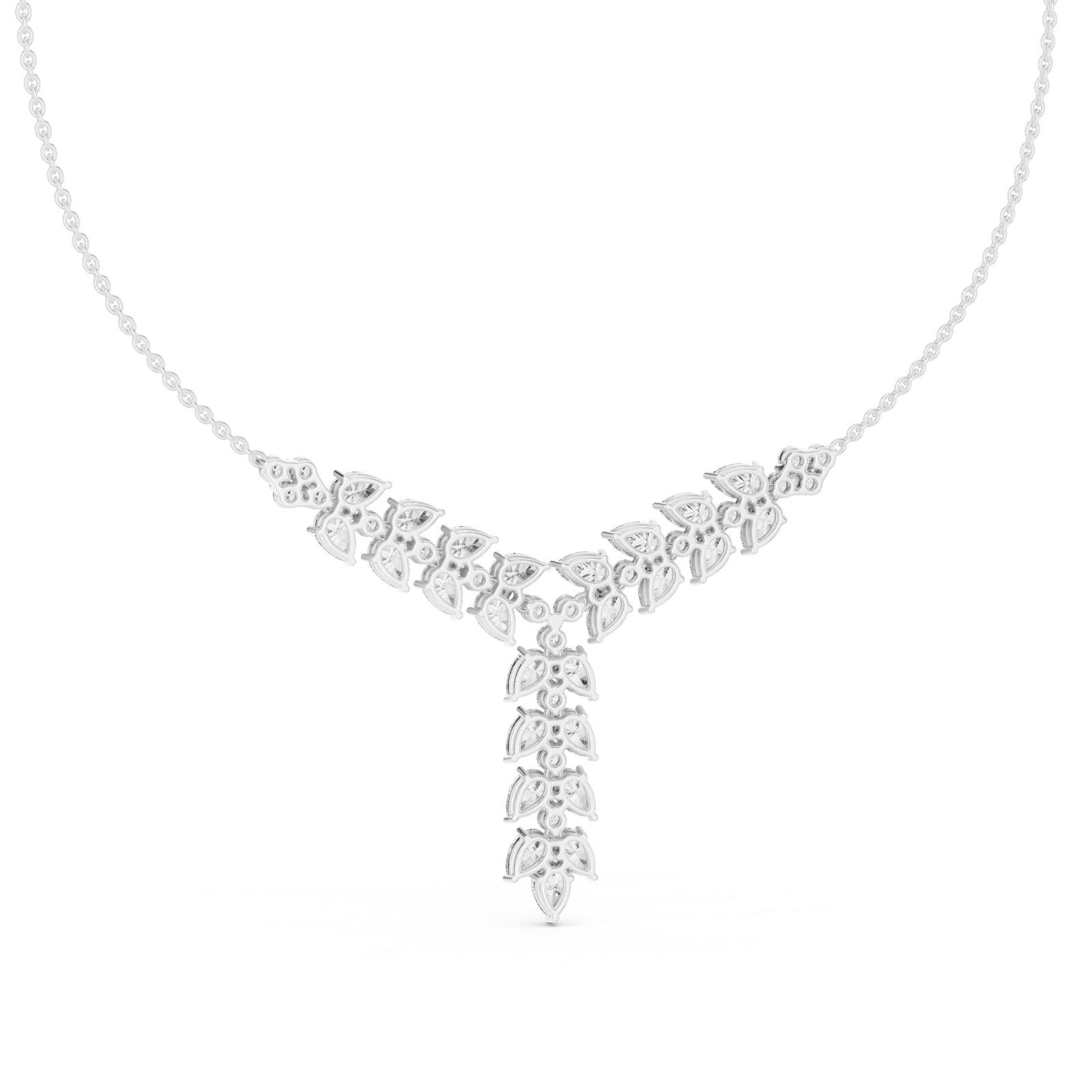  White Gold Velvet Blossom Embrace Front View