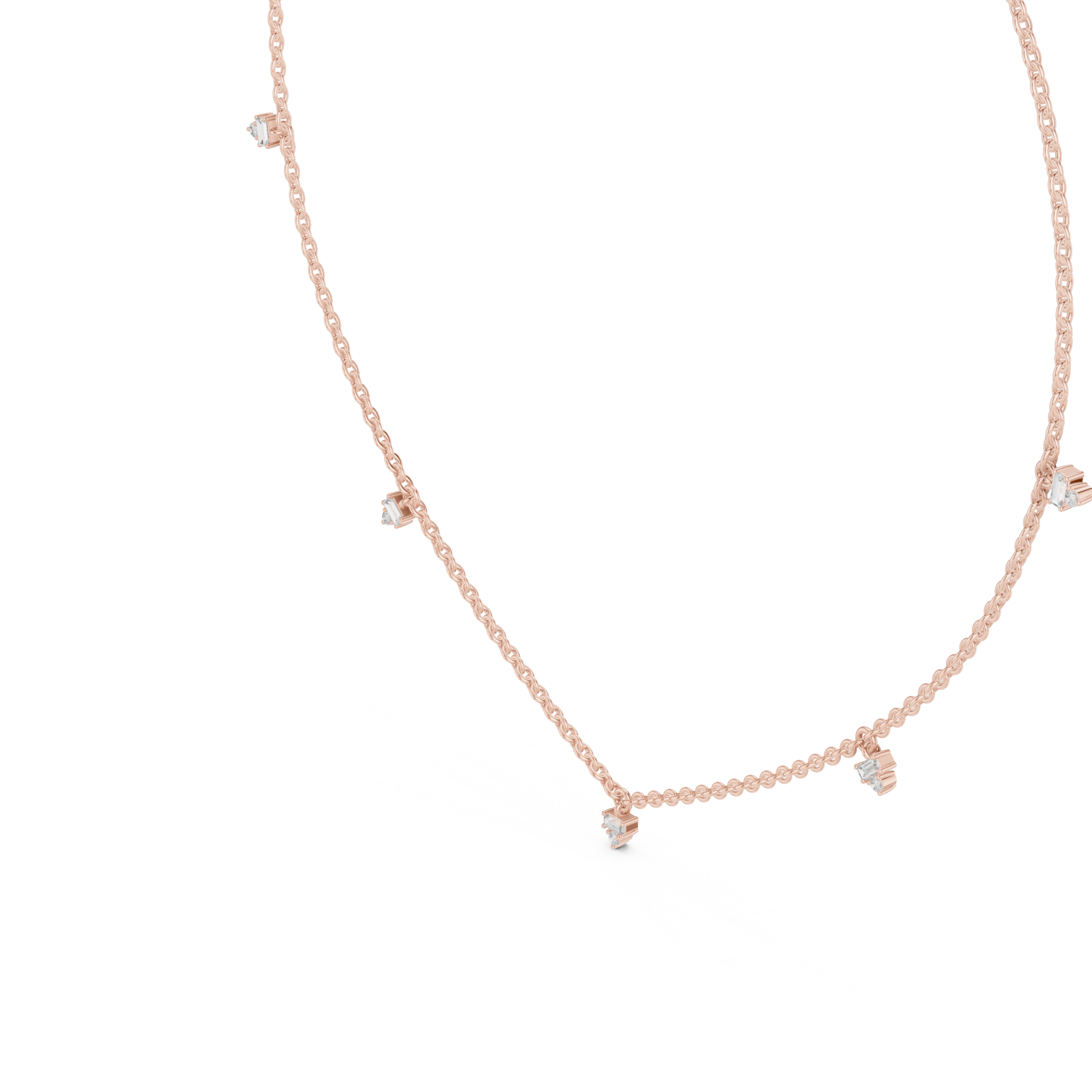  Rose Gold Celestial Garden Whisper Necklace Right View