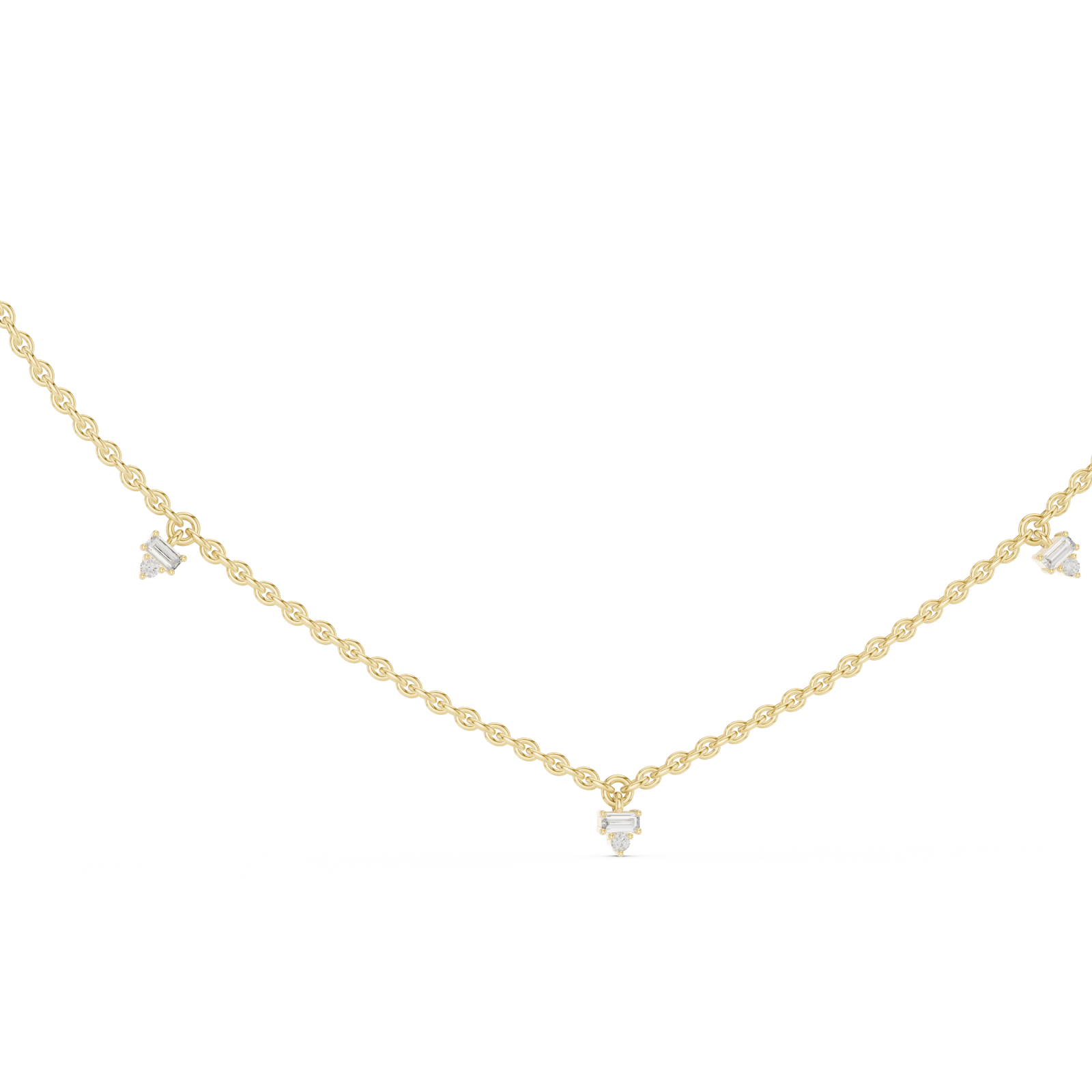  Gold Celestial Garden Whisper Necklace Left View