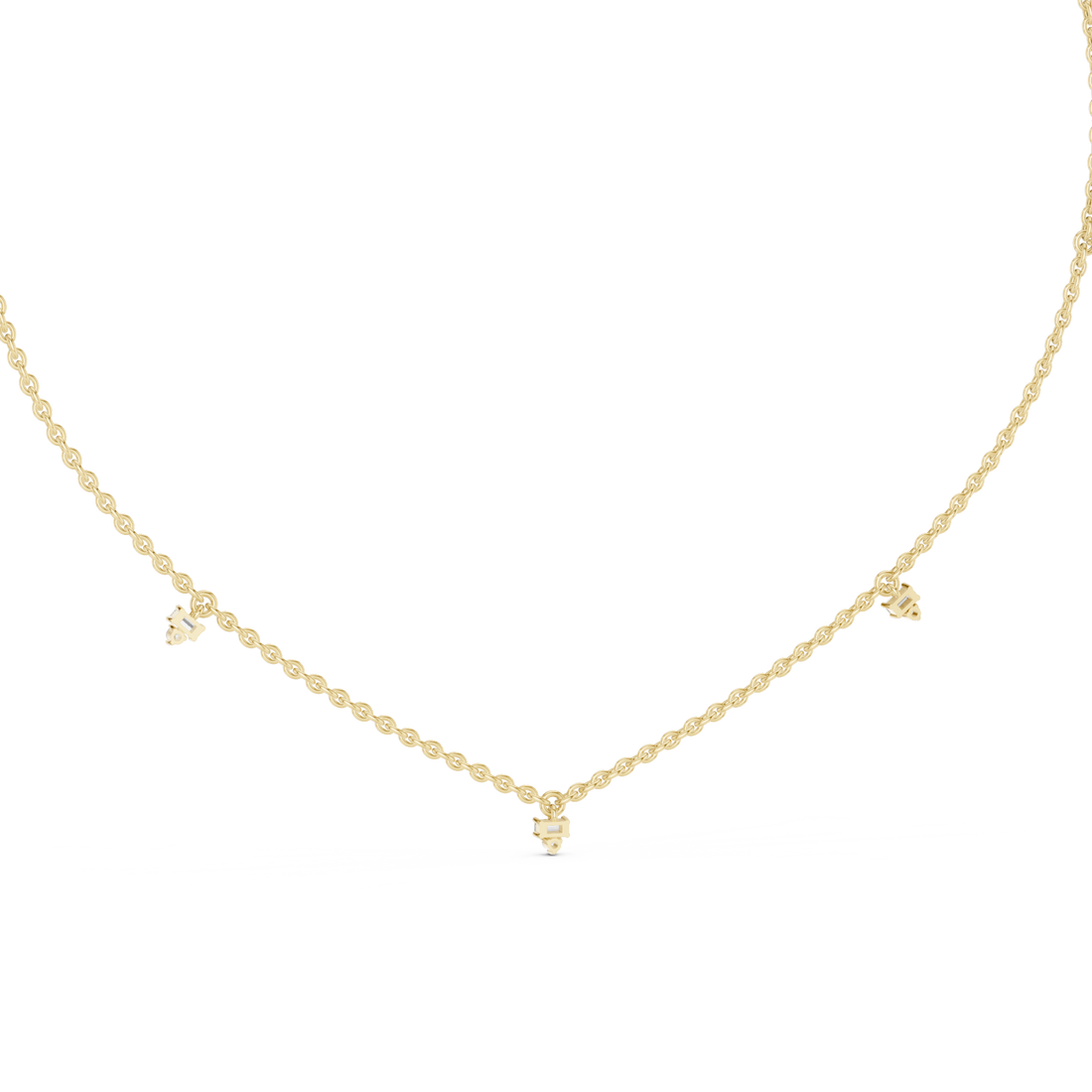 Gold Celestial Garden Whisper Necklace Right View