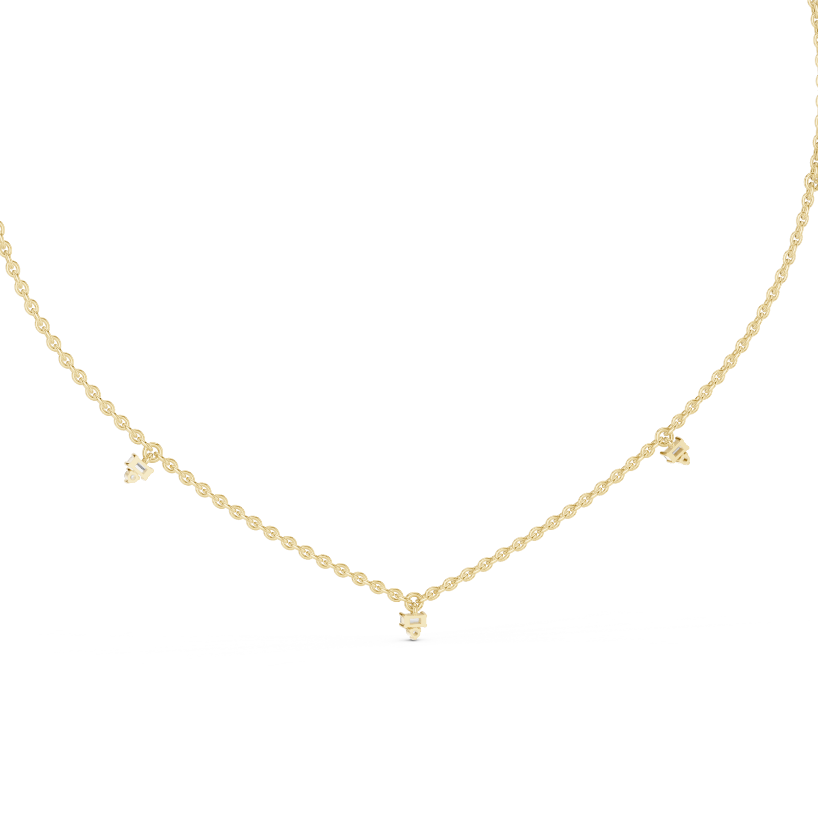  Gold Celestial Garden Whisper Necklace Front View