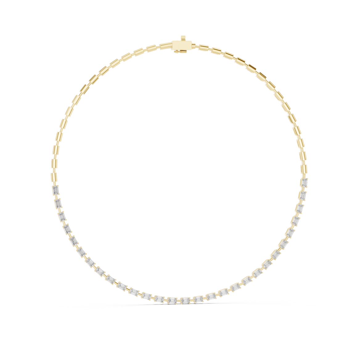  Gold Modern Serenade Slim Chain Left View