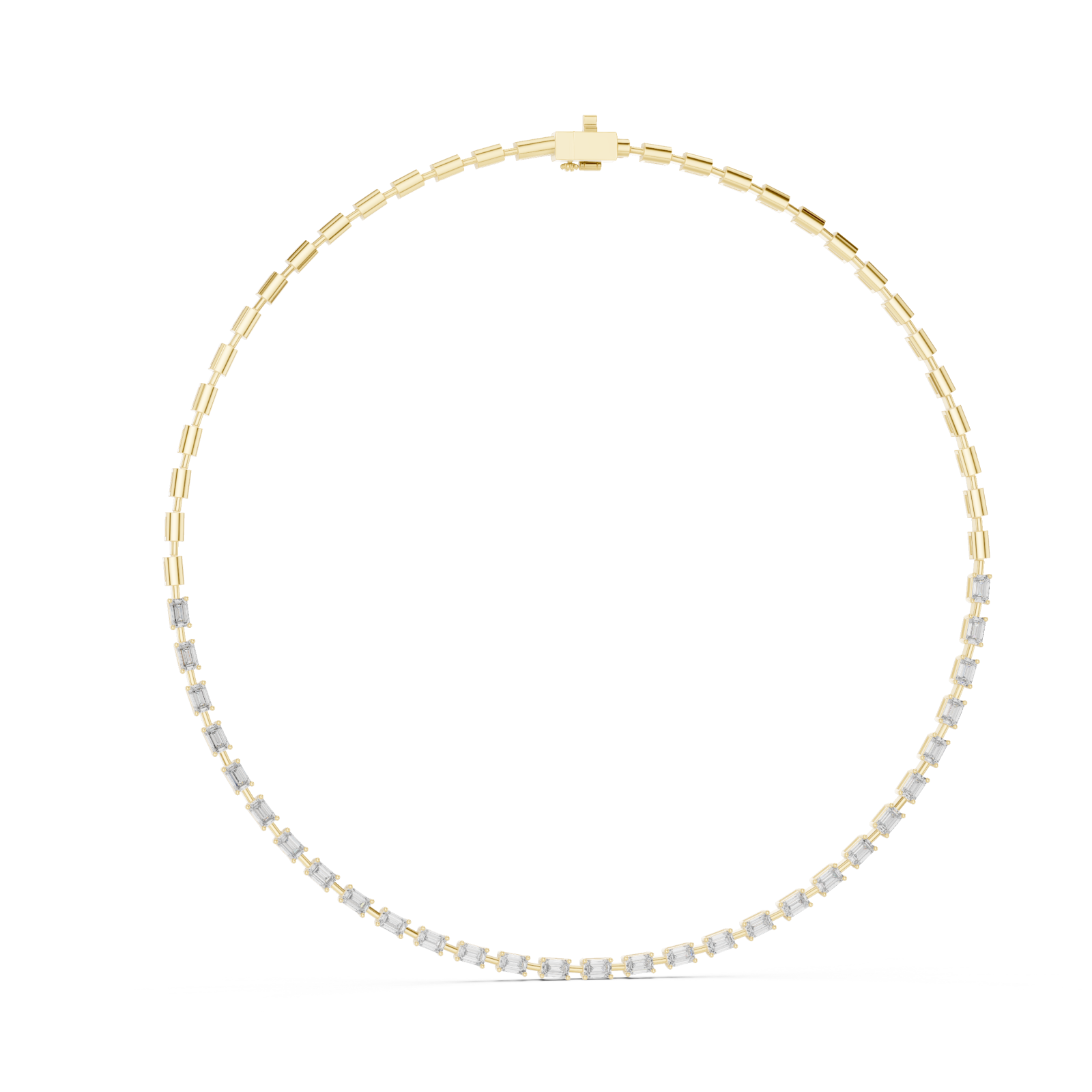  Gold Modern Serenade Slim Chain Left View