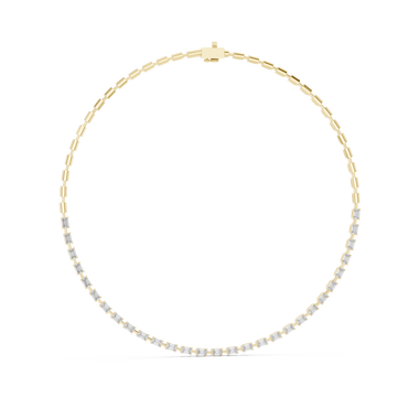  Gold Modern Serenade Slim Chain Left View