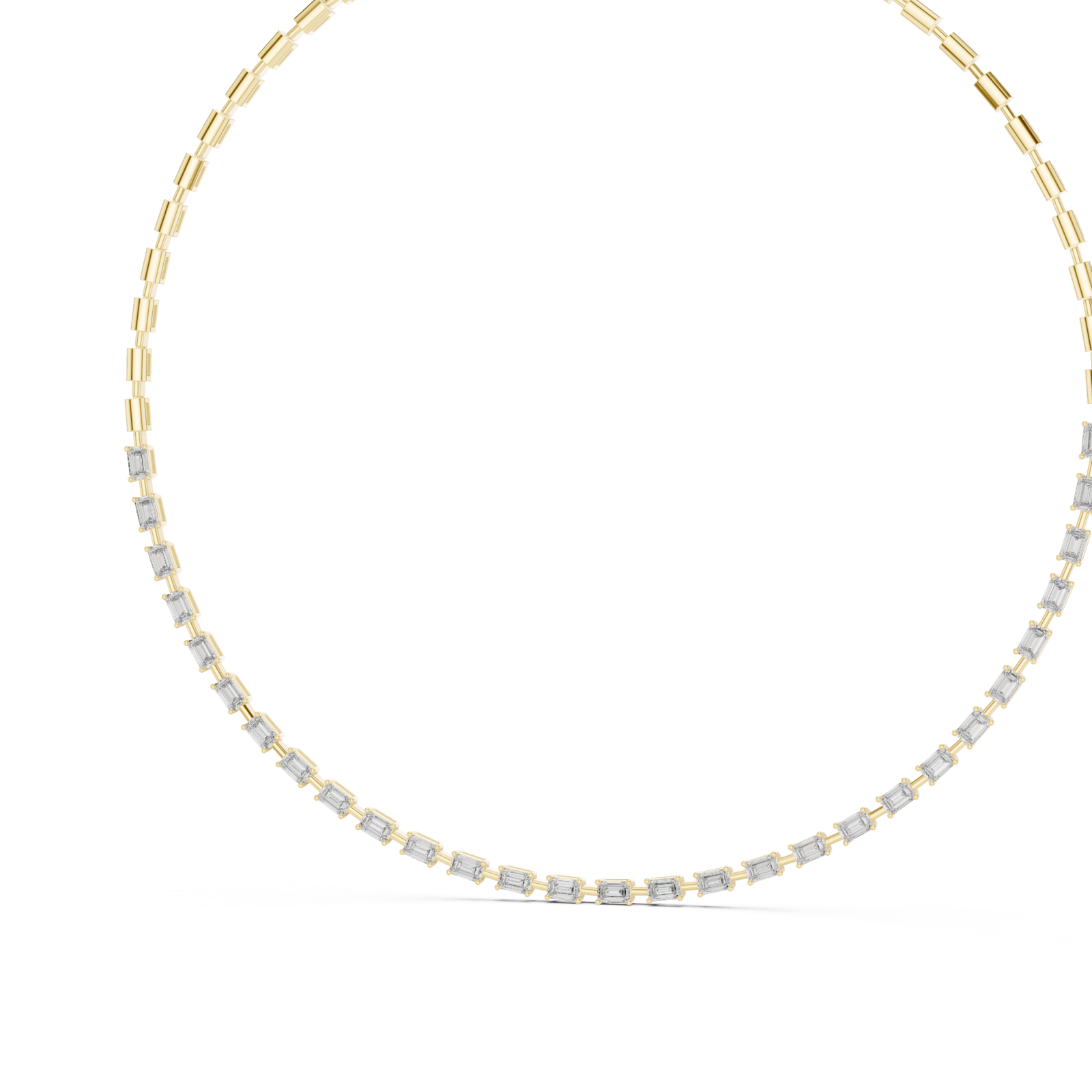Gold Modern Serenade Slim Chain Right View