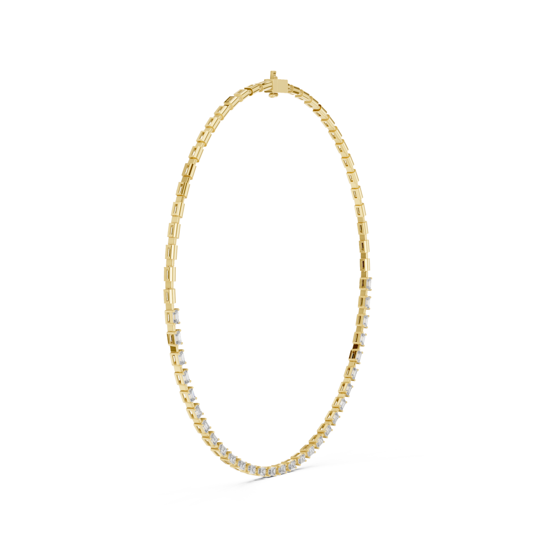  Gold Modern Serenade Slim Chain Left View