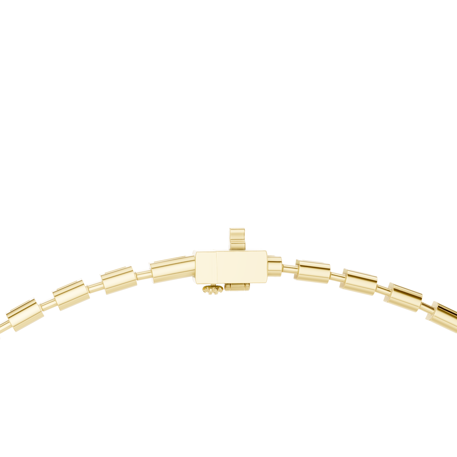  Gold Modern Serenade Slim Chain Front View