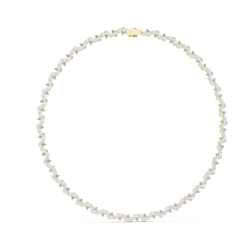  Gold Luminous Twist Harmony Necklace Left View
