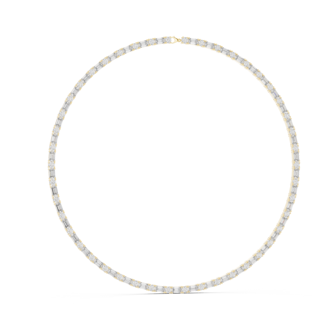  Gold Eternal Subtle Radiance Chain Necklace Left View