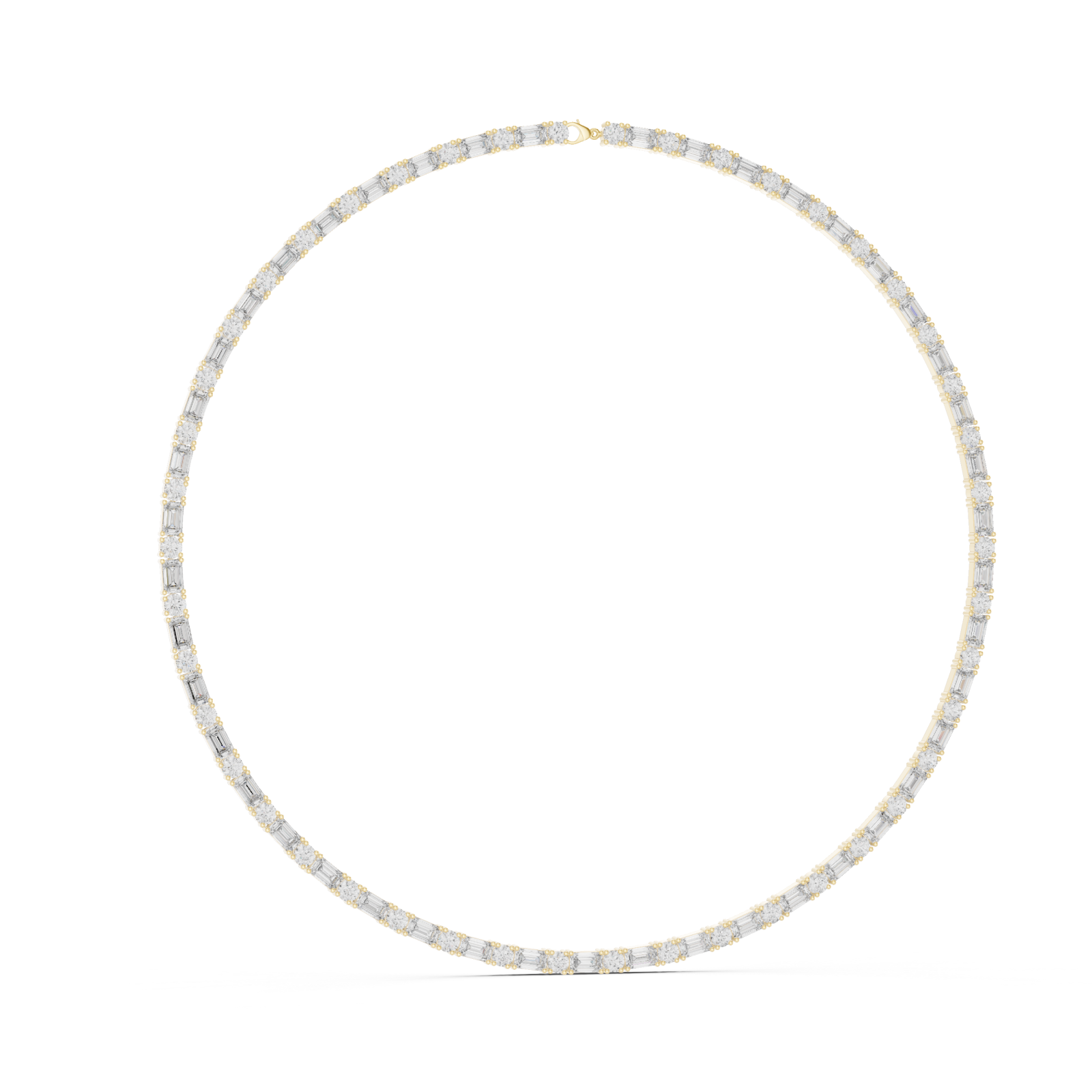  Gold Eternal Subtle Radiance Chain Necklace Left View