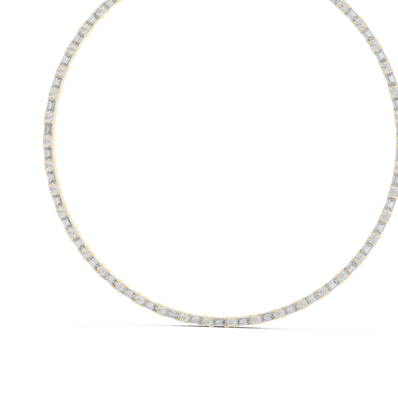 Gold Eternal Subtle Radiance Chain Necklace Right View